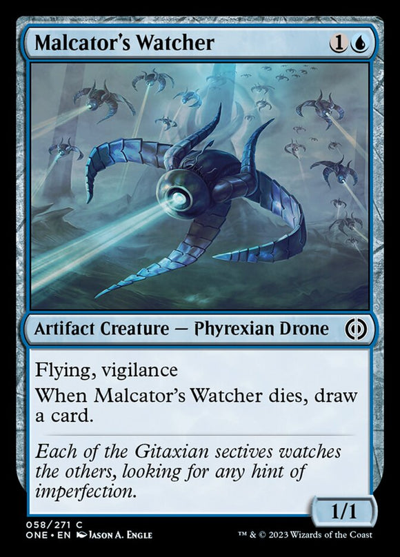 Malcator's Watcher [Phyrexia: All Will Be One][FOIL]