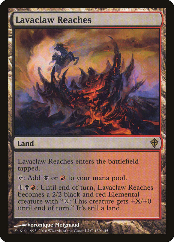 Lavaclaw Reaches [Worldwake][FOIL]