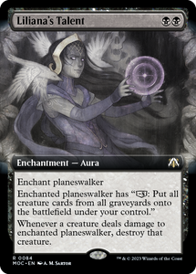 Liliana's Talent (Extended Art) [Commander: March of the Machine]