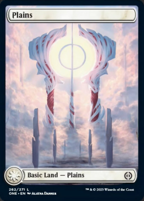 Plains (262) - Full Art [Phyrexia: All Will Be One]