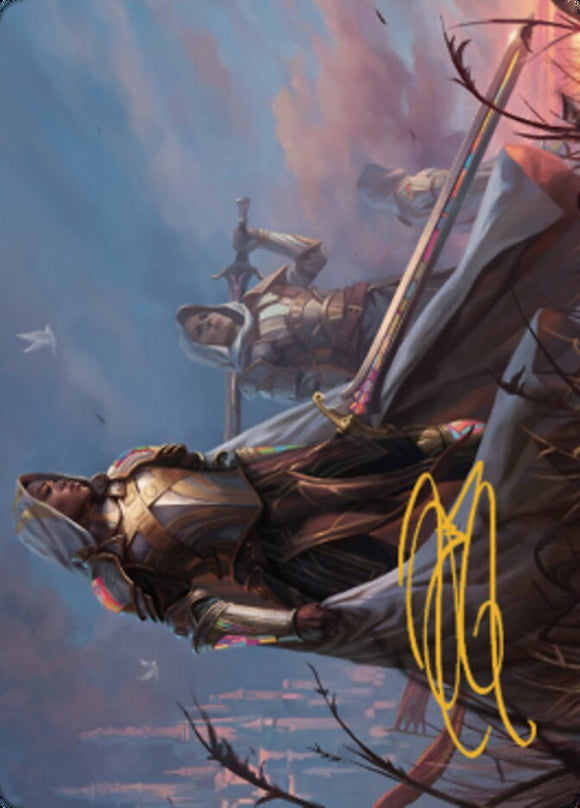 Danitha, Benalia's Hope Art Card (Gold-Stamped Signature) [Art Series: Dominaria United]
