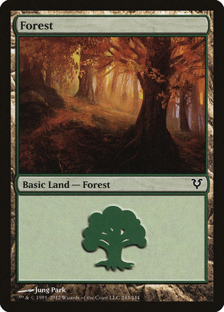 Forest (243) [Avacyn Restored][FOIL]