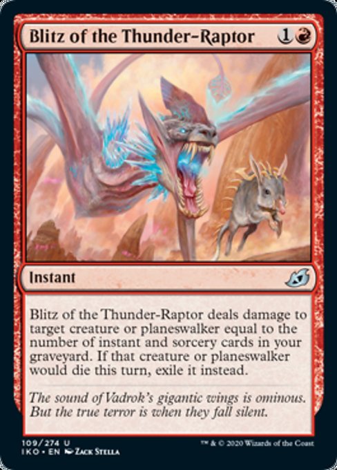 Blitz of the Thunder-Raptor [Ikoria: Lair of Behemoths][FOIL]