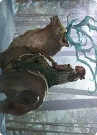 Boreal Outrider Art Card [Art Series: Kaldheim]