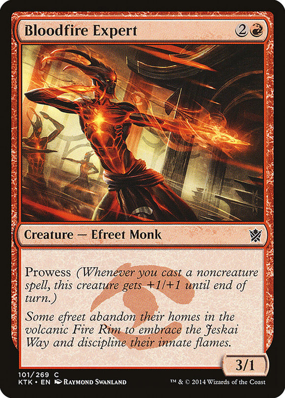 Bloodfire Expert [Khans of Tarkir][FOIL]