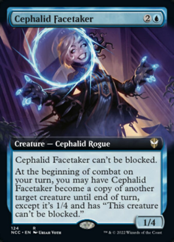 Cephalid Facetaker (Extended Art) [Commander: Streets of New Capenna]