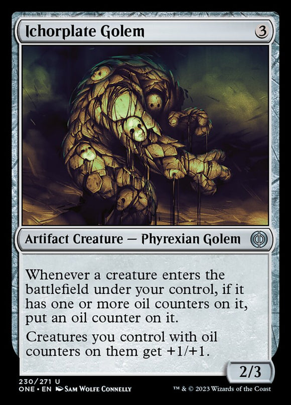 Ichorplate Golem [Phyrexia: All Will Be One][FOIL]