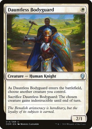 Dauntless Bodyguard [Dominaria][FOIL]