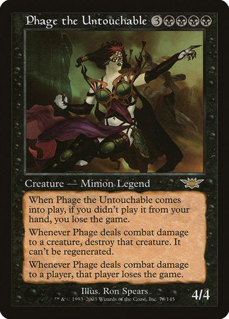Phage the Untouchable [Legions][FOIL]