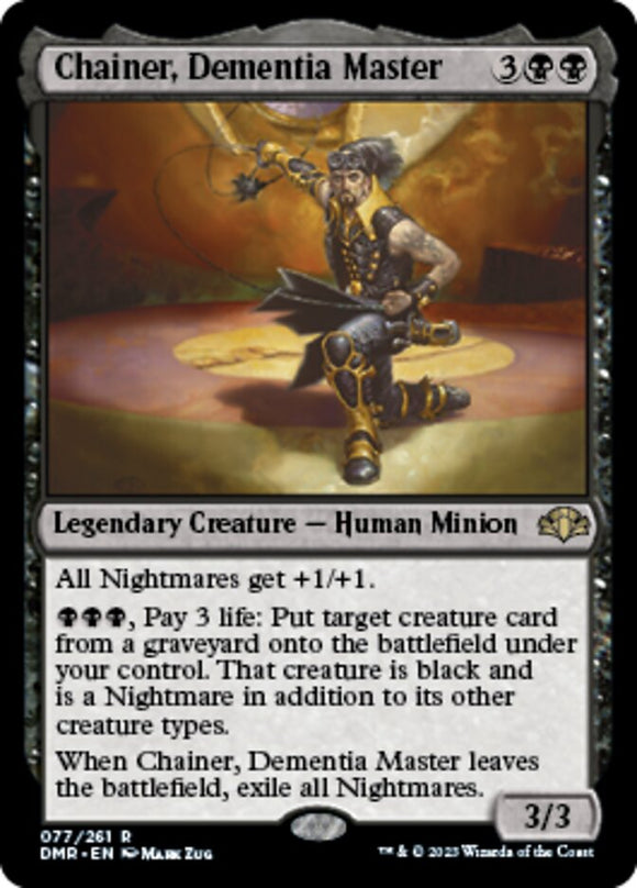 Chainer, Dementia Master [Dominaria Remastered][FOIL]