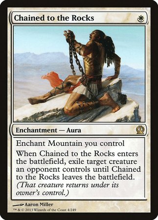 Chained to the Rocks [Theros][FOIL]