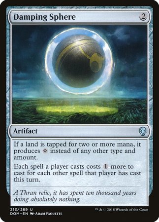 Damping Sphere [Dominaria][FOIL]
