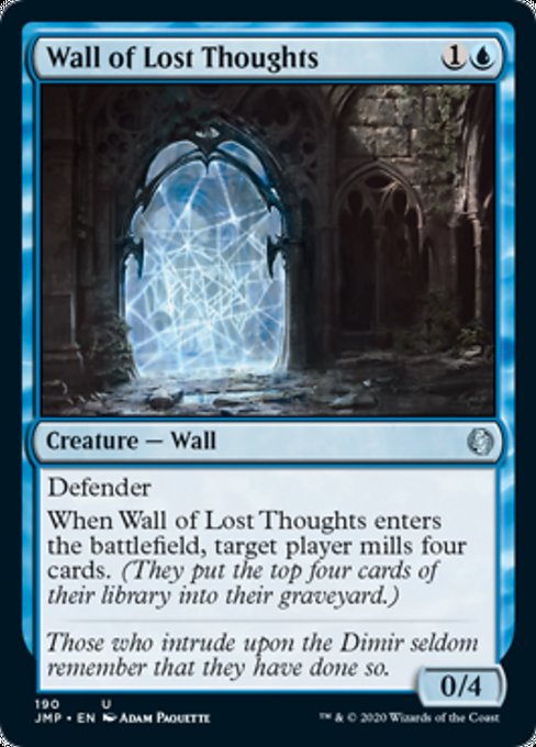 Wall of Lost Thoughts [Jumpstart]