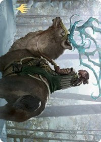 Boreal Outrider Art Card (Gold-Stamped Signature) [Art Series: Kaldheim]