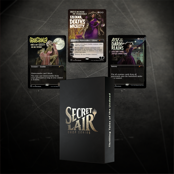 Magic The Gathering, Secret Lair: Thrilling Tales of the Undead Magic The Gathering, Secret Lair: Thrilling Tales of the Undead