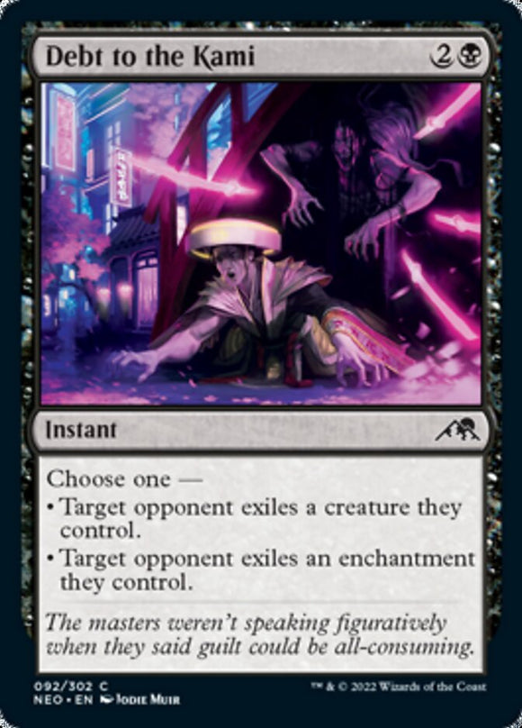 Debt to the Kami [Kamigawa: Neon Dynasty][FOIL]