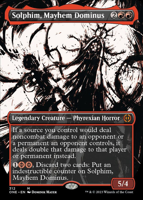 Solphim, Mayhem Dominus (Showcase) [Phyrexia: All Will Be One]