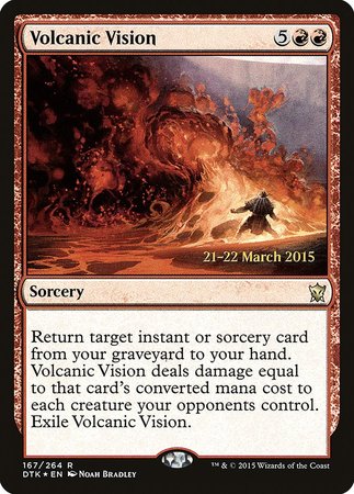 Volcanic Vision [Prerelease Cards][FOIL]