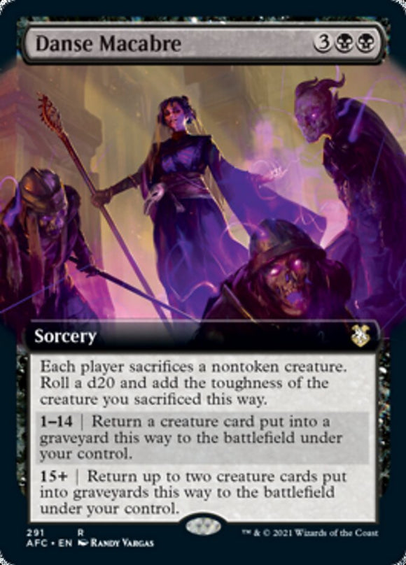 Danse Macabre (Extended Art) [Commander: Adventures in the Forgotten Realms]