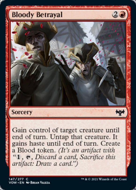 Bloody Betrayal [Innistrad: Crimson Vow][FOIL]