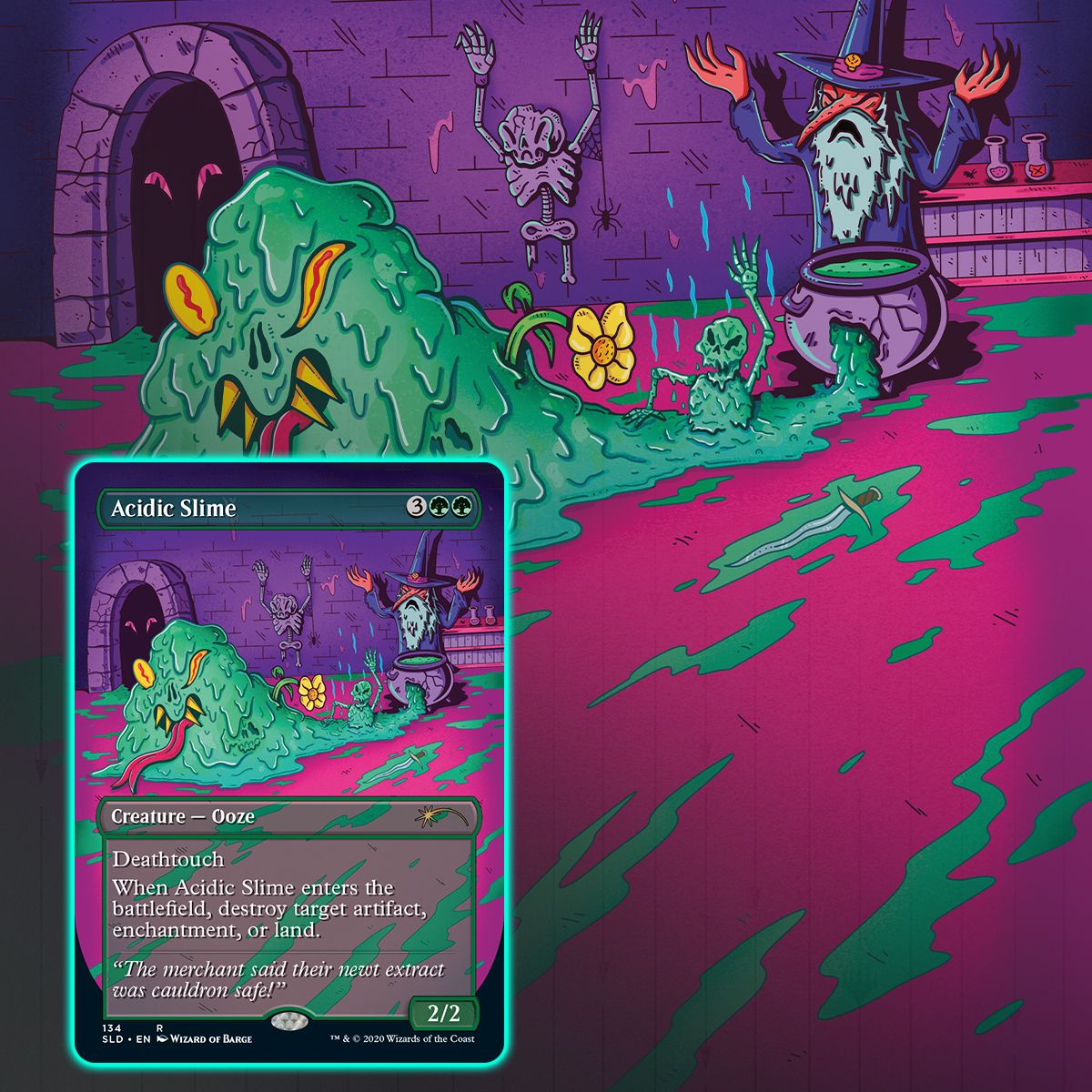 Magic The Gathering, Secret Lair: Prime Slime – Card Monster Games
