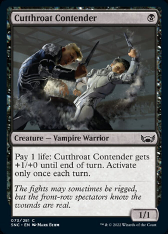Cutthroat Contender [Streets of New Capenna][FOIL]