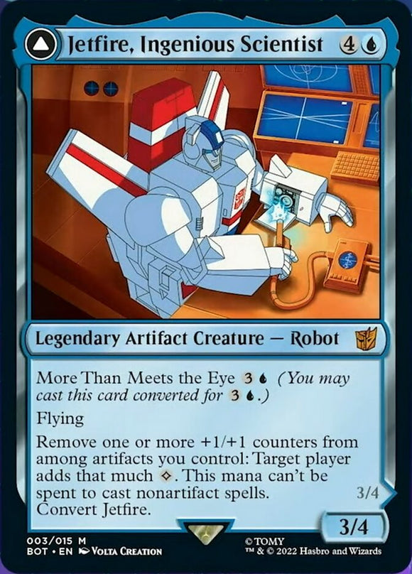 Jetfire, Ingenious Scientist [Universes Beyond: Transformers][FOIL]