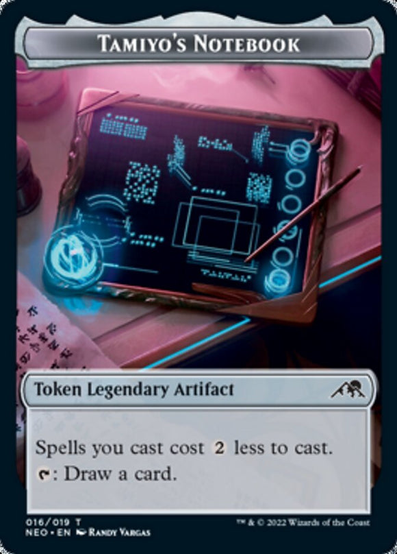Tamiyo's Notebook Token [Kamigawa: Neon Dynasty]