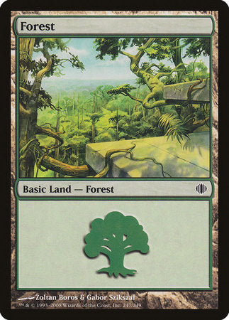 Forest (247) [Shards of Alara][FOIL]