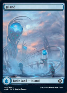 Island (263) - Full Art [Phyrexia: All Will Be One][FOIL]