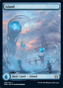 Island (263) - Full Art [Phyrexia: All Will Be One]