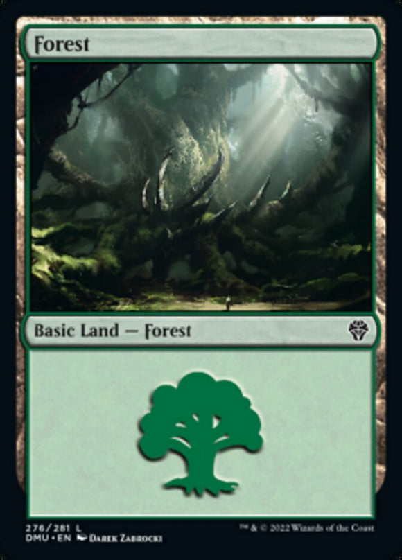 Forest (276) [Dominaria United][FOIL]