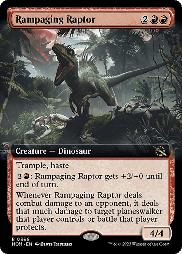Rampaging Raptor (Extended Art) [March of the Machine]