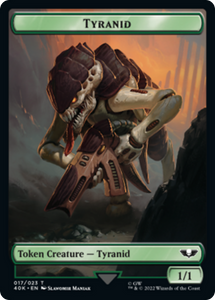 Tyranid (017) // Tyranid (018) Double-sided Token [Universes Beyond: Warhammer 40,000]