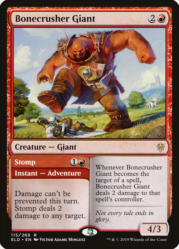 Bonecrusher Giant [Throne of Eldraine]