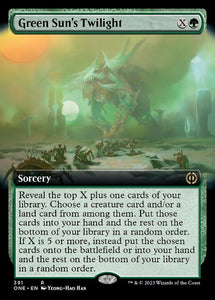 Green Sun's Twilight (Extended Art) [Phyrexia: All Will Be One]