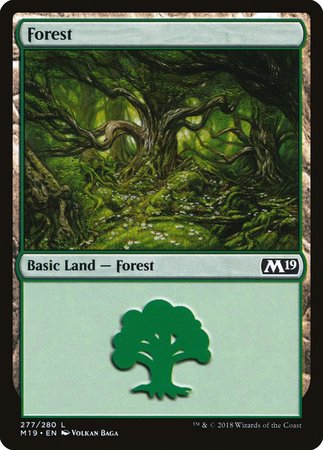 Forest (277) [Core Set 2019][FOIL]