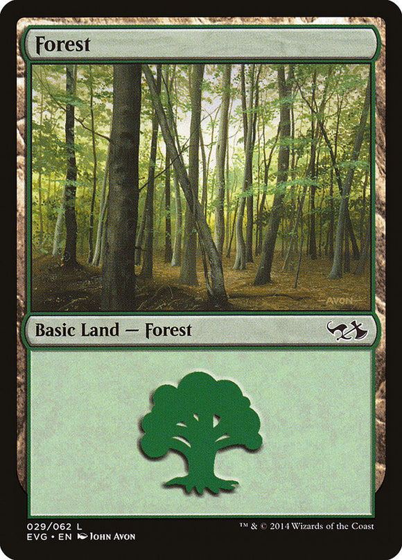 Forest (29) (Elves vs Goblins) [Duel Decks: Anthology]
