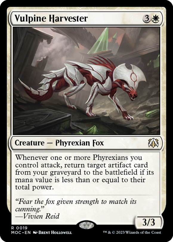 Vulpine Harvester [Commander: March of the Machine]
