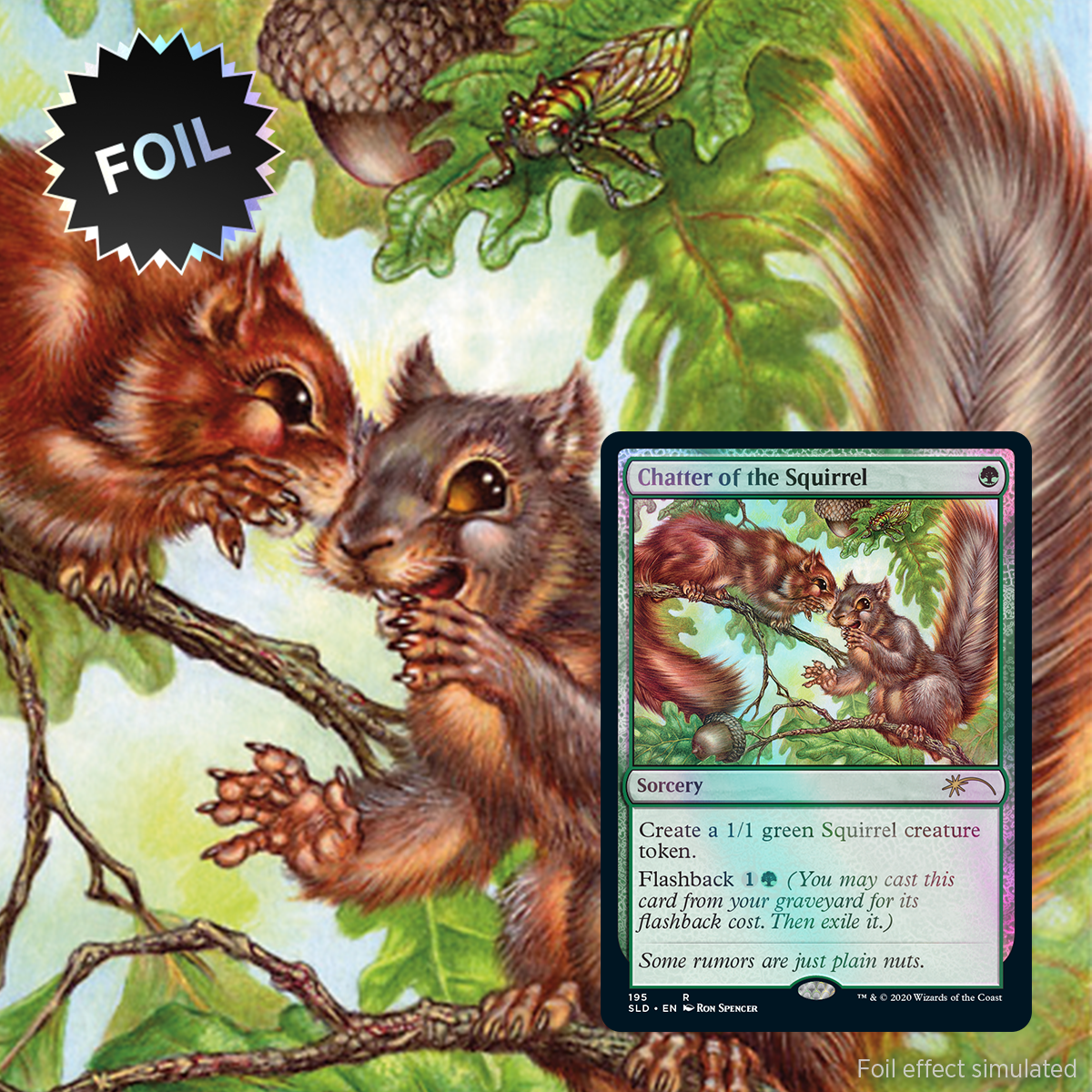 Magic The Gathering, Secret Lair: We Hope You Like Squirrels Card Monster Games Magic The Gathering, Secret Lair: We Hope You Like Squirrels Card Monster Games