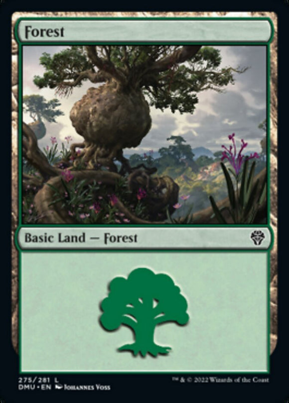 Forest (275) [Dominaria United][FOIL]
