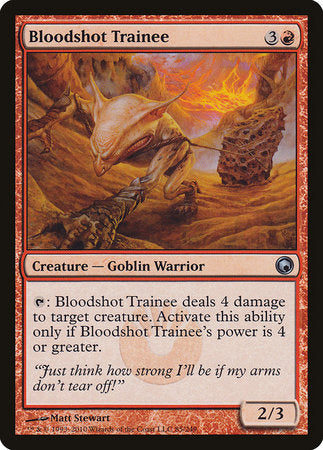 Bloodshot Trainee [Scars of Mirrodin][FOIL]