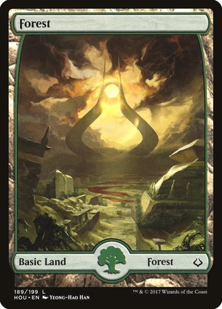Forest (189) - Full Art [Hour of Devastation][FOIL]