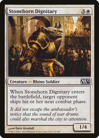 Stonehorn Dignitary [Magic 2012 (M12)]
