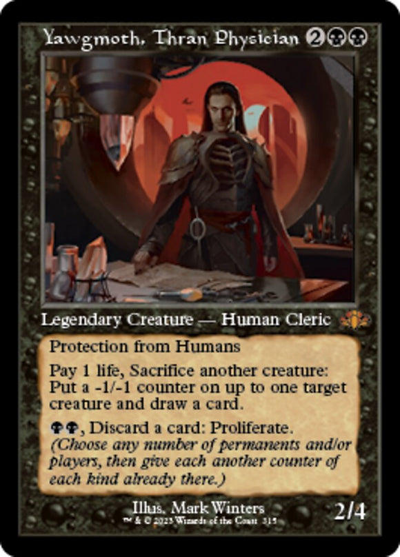 Yawgmoth, Thran Physician (Retro Frame) [Dominaria Remastered][FOIL]