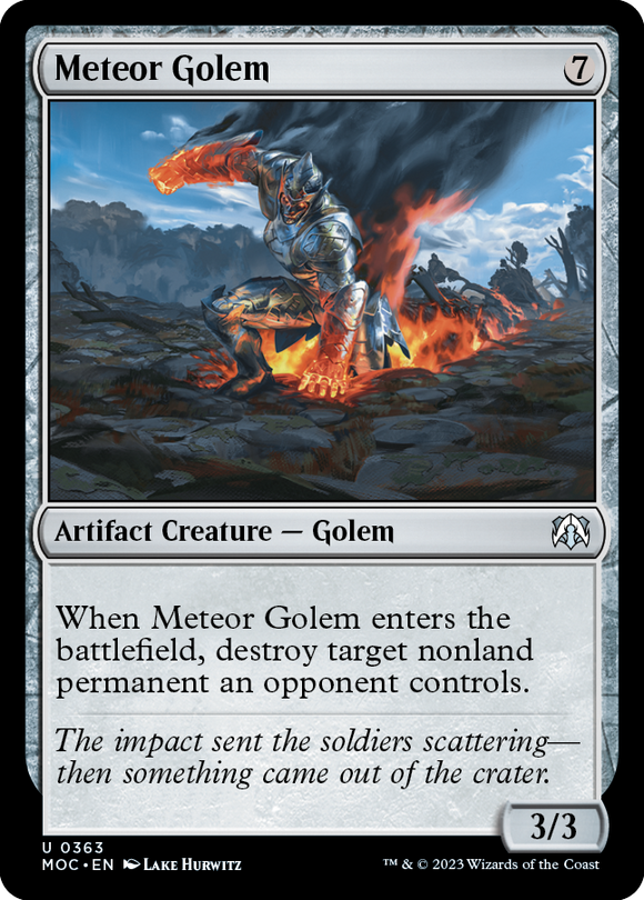 Meteor Golem [Commander: March of the Machine]