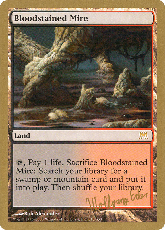 Bloodstained Mire - 2003 Wolfgang Eder (ONS) [World Championship Decks]