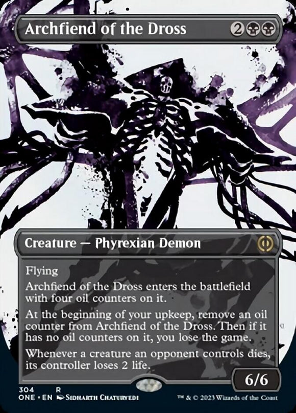 Archfiend of the Dross (Showcase) [Phyrexia: All Will Be One]