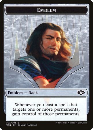 Emblem - Dack Fayden [Mythic Edition: Ravnica Allegiance]
