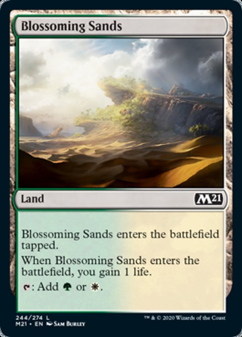 Blossoming Sands [Core Set 2021][FOIL]